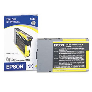 Epson T5434 Yellow Ink Cartridge, Epson T543400