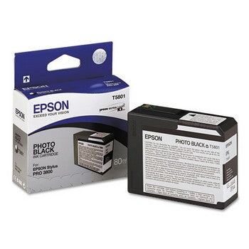 Epson T5801 Black Ink Cartridge, Epson T580100
