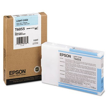 Epson T6055 Light Cyan Ink Cartridge, Epson T605500