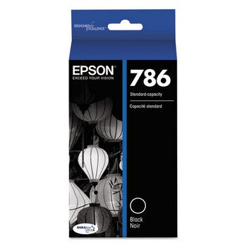 Epson 786 Black, Standard Yield Ink Cartridge, Epson T786120