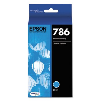 Epson 786 Cyan, Standard Yield Ink Cartridge, Epson T786220