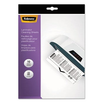 Laminator Cleaning Sheets, 3-10mil, 8 1/2 x 11, 10/Pack