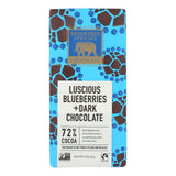 Endangered Species Natural Dark Chocolate Bars - 72% Cocoa - Blueberries
