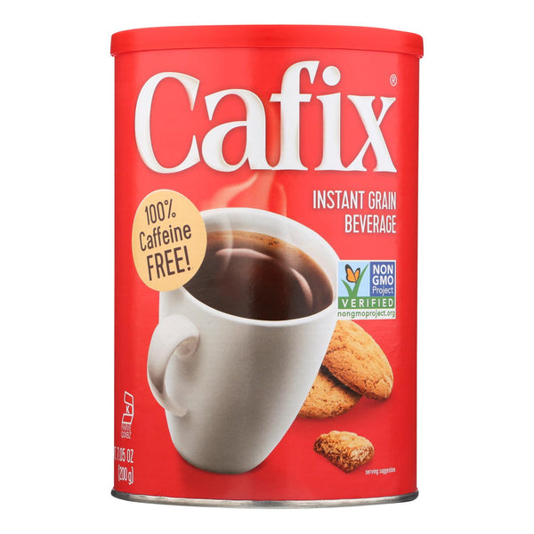 Cafix All Natural Instant Beverage Coffee Substitute - Caffeine Free - Case Of 6