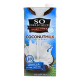 So Delicious Coconut Milk Beverage - Vanilla - Case Of 12 - 32 Fl Oz.
