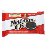 Newman's Own Organics Creme Filled Chocolate Cookies - Vanilla - Case Of 6