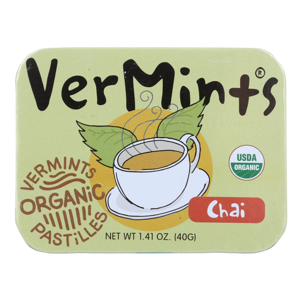Vermints Pastilles - All Natural - Chai - 1.41 Oz - Case Of 6