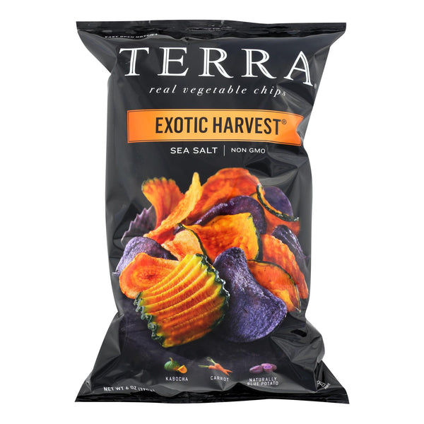 Terra Chips Exotic Vegetable Chips - Exotic Harvest Sea Salt - Case Of 12 - 6 Oz