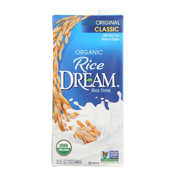 Rice Dream Organic Rice Dream - Original - Case Of 12 - 32 Fl Oz.
