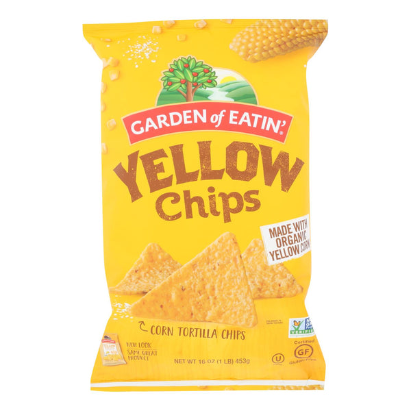 Garden Of Eatin' Yellow Corn Tortilla Chips - Tortilla Chips - Case Of 12, 16 Oz
