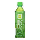 Alo Original Awaken Aloe Vera Juice Drink  - Wheatgrass - Case Of 12