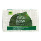 Seventh Generation Recycled Napkins - White - Case Of 12 - 250 Count