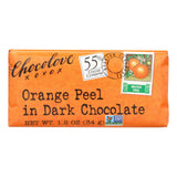 Chocolove Xoxox - Premium Chocolate Bar - Dark Chocolate - Orange Peel - Mini