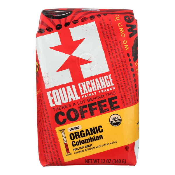 Equal Exchange Organic Drip Coffee - Colombian - Case Of 6 - 12 Oz.
