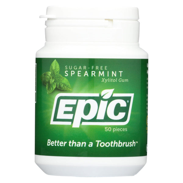 Epic Dental - Xylitol Gum - Spearmint - 50 Count