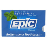 Epic Dental - Xylitol Gum - Peppermint - Case Of 12 - 12 Pack