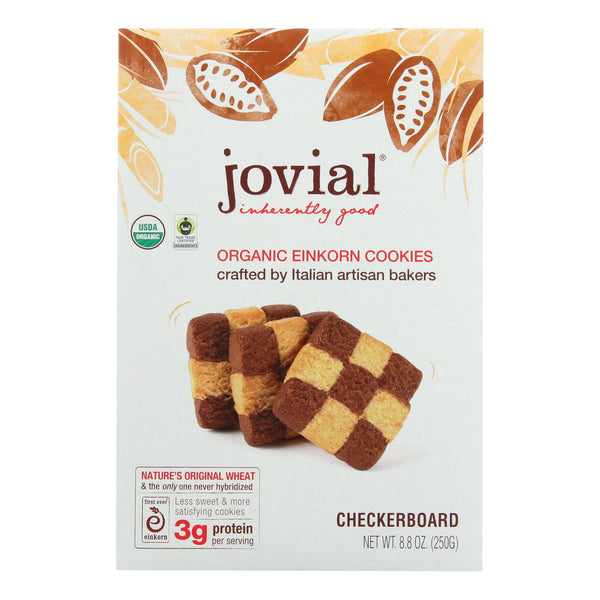 Jovial - Cookie - Organic - Einkron - Checkerboard - 8.8 Oz - Case Of 12