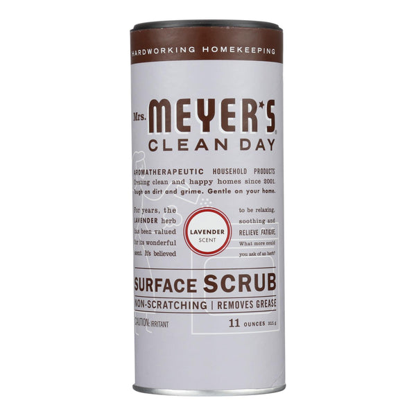 Mrs. Meyer's Clean Day - Surface Scrub - Lavender - Case Of 6 - 11 Oz