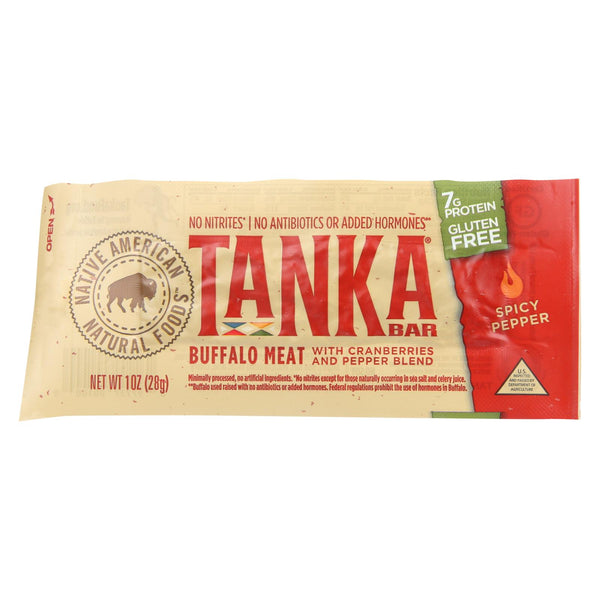Tanka Bar - Buffalo With Cranberry - Spicy Pepper Blend - 1 Oz - Case Of 12