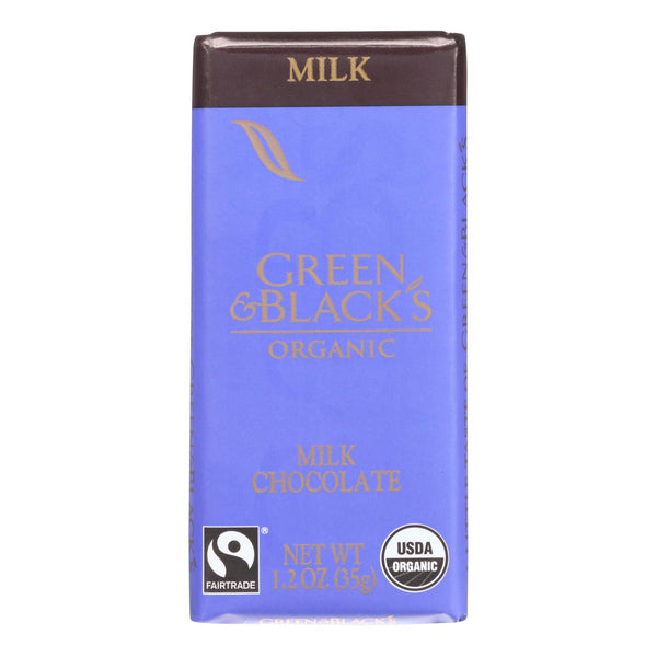 Green And Black's Organic Chocolate Bars - Milk Chocolate - 34 Percent Cacao