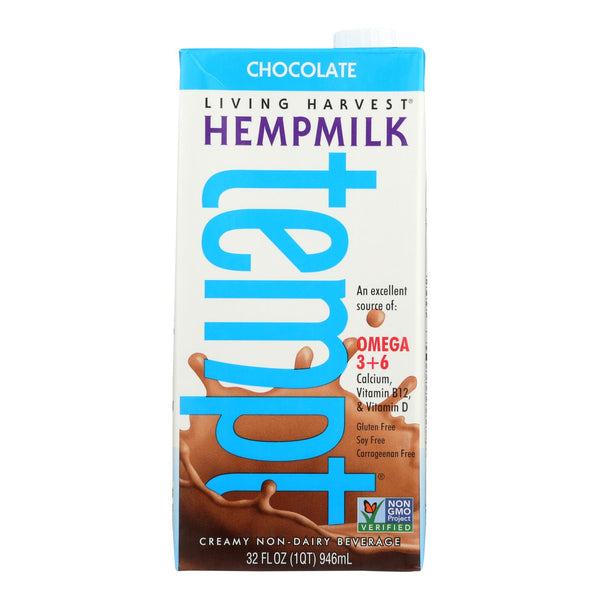 Living Harvest Tempt Hemp Milk - Unsweetened Creamy Non Dairy Beverage Original