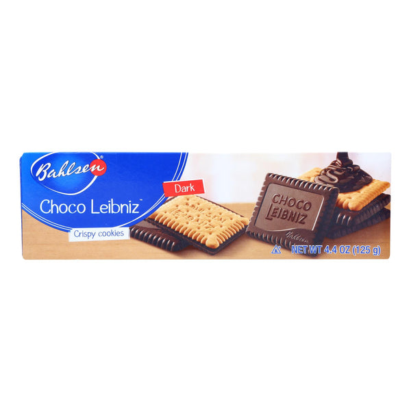 Bahlsen Choco Leibniz Butter And Dark Chocolate - Case Of 12 - 4.4 Oz.