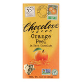 Chocolove Xoxox - Premium Chocolate Bar - Dark Chocolate - Orange Peel