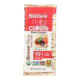 Suzie's Thin Cakes - Brown Rice Lightly Salted - Case Of 12 - 4.9 Oz.