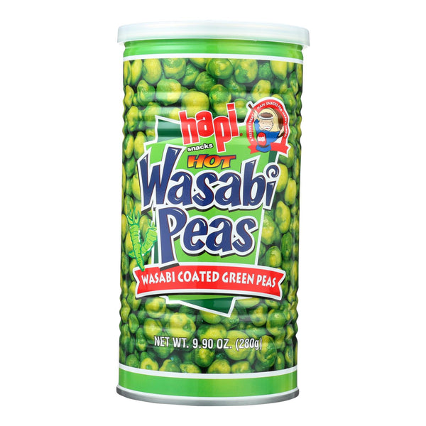Hapi Green Peas - Hot Wasabi - Case Of 12 - 9.9 Oz.