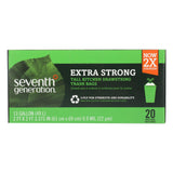 Seventh Generation Extra Strong Tall Kitchen Trash Bags - 13 Gallon - Case Of 12