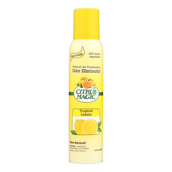 Citrus Magic Tropical Lemon Air Freshener-non-aerosol Spray - 3.5 Oz - Case Of 6