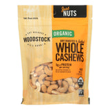 Woodstock Organic Cashews - Roasted - Salted - Case Of 8 - 7 Oz.