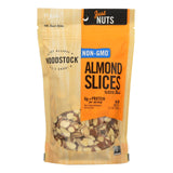 Woodstock Almonds - Thick Sliced - Raw - Case Of 8 - 7.5 Oz.