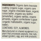 Woodstock Organic Dark Chocolate Almonds - Case Of 8 - 6.5 Oz.