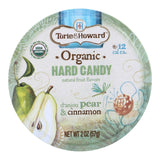 Torie And Howard Organic Hard Candy - Danjou Pear And Cinnamon - 2 Oz, Case Of 8