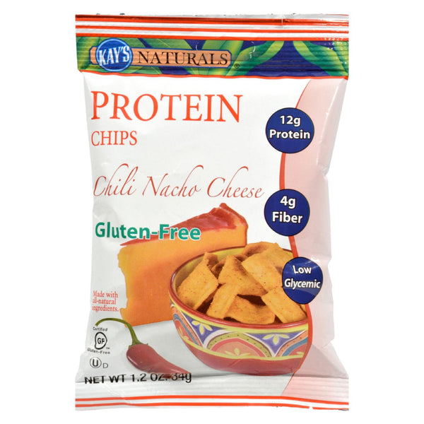 Kay's Naturals Better Balance Protein Chips Chili Nacho Cheese - 1.2 Oz