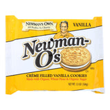 Newman's Own Organics Creme Filled Cookies - Vanilla - Case Of 6 - 13 Oz.