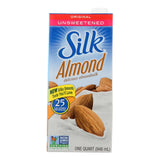 Silk Pure Almond Milk - Unsweetened - Case Of 6 - 32 Fl Oz.