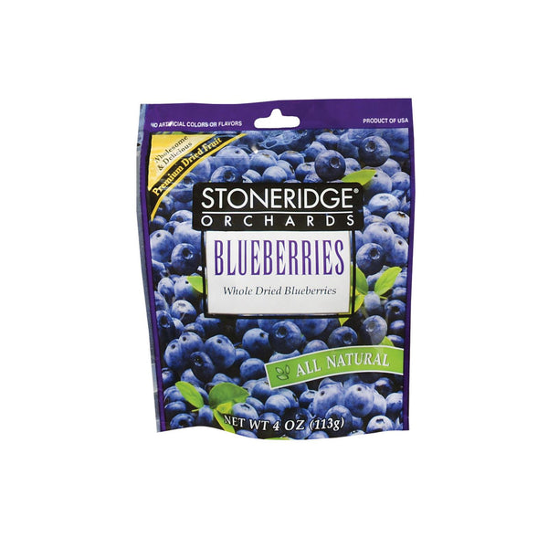 Stoneridge Orchards Whole Dried - Blueberries - Case Of 6 - 4 Oz.