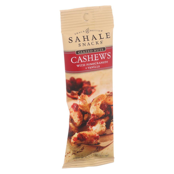 Sahale Snacks Glazed Nuts - Cashews With Pomegranate And Vanilla - 1.5 Oz