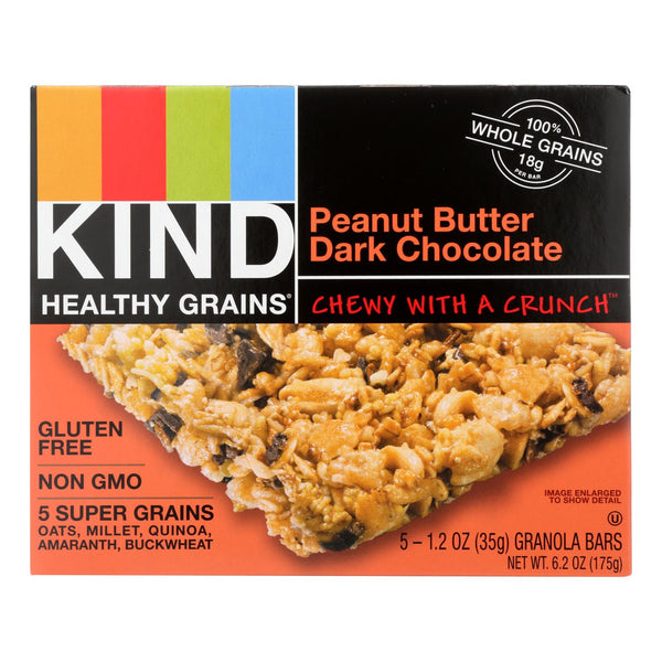 Kind Bar - Granola - Healthy Grains - Peanut Butter And Chocolate - 5-1.2 Oz