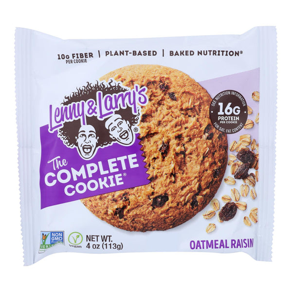 Lenny And Larry's The Complete Cookie - Oatmeal Raisin - 4 Oz - Case Of 12
