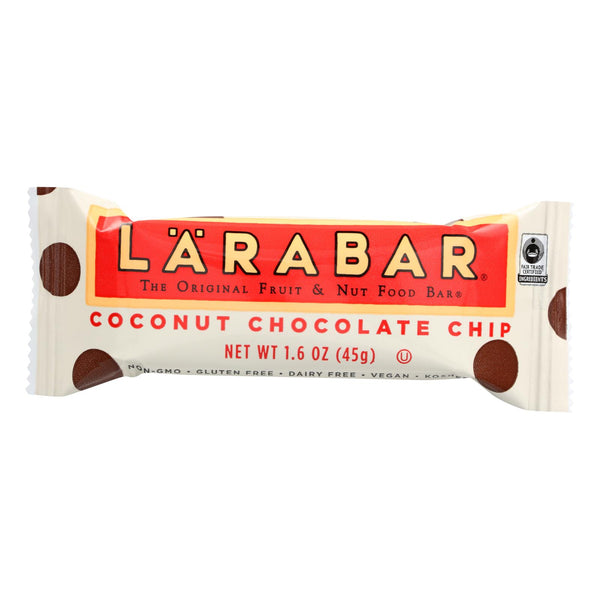 Larabar Fruit And Nut Bar - Coconut Chocolate Chip - 1.6 Oz Bars - Case Of 16
