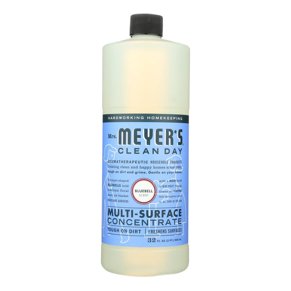 Mrs. Meyer's Clean Day - Multi Surface Concentrate - Blubell - 32 Fl Oz - Case Of 6