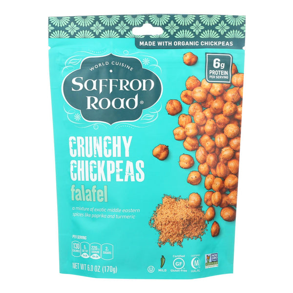Saffron Road Crunchy Chickpeas - Falafel - Case Of 12 - 6 Oz.