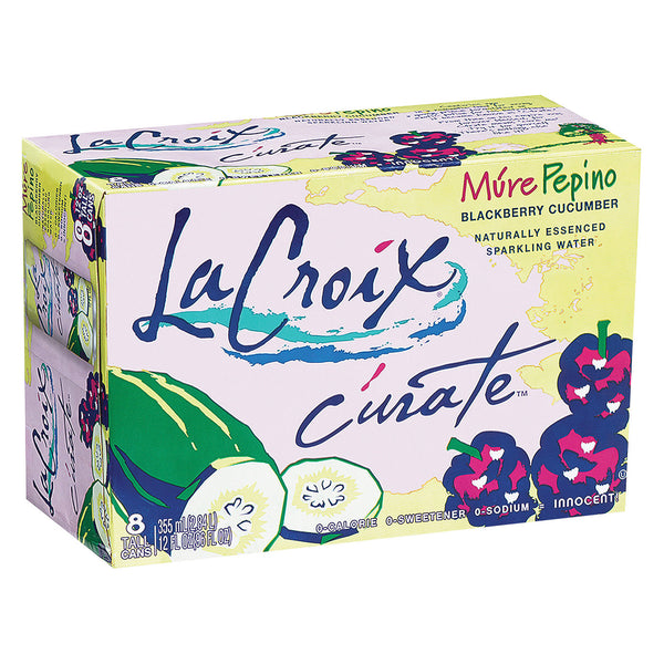 Lacroix Sparkling Water - Mure Pepino - Case Of 3 - 8-12 Fl Oz