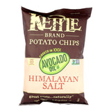 Kettle Brand Potato Chips - Himalayan Salt - Case Of 15 - 4.2 Oz.