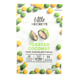 Little Secrets Dark Chocolate Candies - Toasted Coconut - Case Of 8 - 5 Oz.