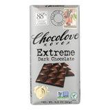 Chocolove Xoxox - Dark Chocolate Bar - Extreme - Case Of 12 - 3.2 Oz