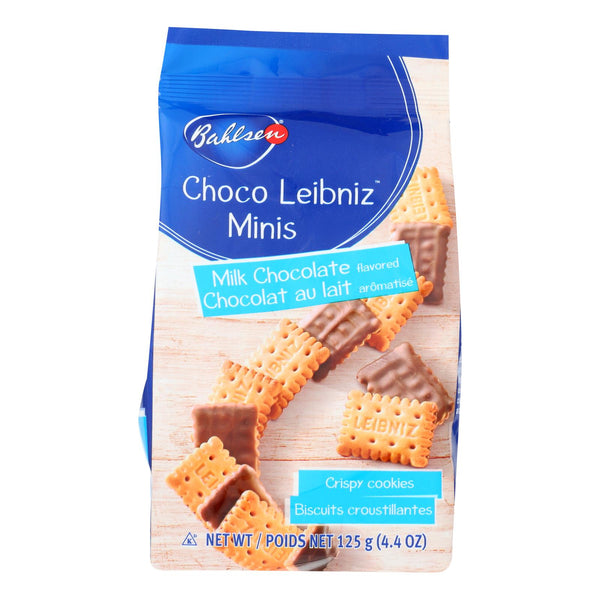 Bahlsen Minis Cookies - Chocolate Leibniz - Case Of 12 - 4.4 Oz.